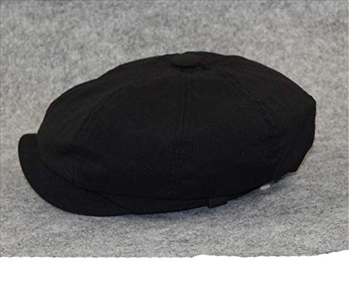 MAOZIm Sombrero de octágono Gorro de algodón y Lino de Primavera y Verano Sombrero de Hombre de Verano Sombrero de Pintor de Moda Casual Sombrero Octogonal Sombrero de Vendedor de periódicos Cover