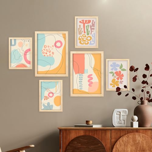 Cadres de posters de fleurs Nacnic : solution déco murale complète A4 A3 - 5