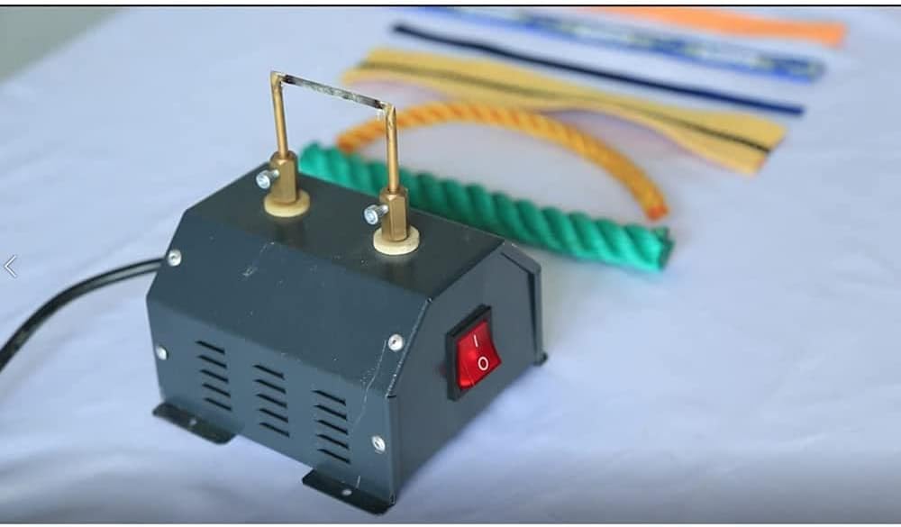 110V 30W Ribbon Hot Knife Rope Cutter Electric Heating Knife Cutting Machine Webbing Thermal Cutting Gun for Nylon Plastic Net Webbing Ribbon (Cutter)