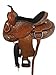 Western Horse Saddle Barrel Racing Pleasure Ride Trail Horse Tooled Leather Rodeo Cowboy Saddles 15 16 17 18 (17 Inch, Fully Tooled Black Seat)