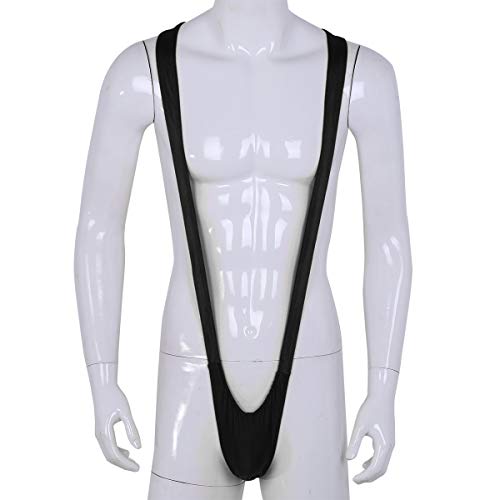 iEFiEL Herren Manikini Badeanzug String Tanga Thong C-String Badehose Bikini Männer Body Overall Party-Kostüm – Bild 3