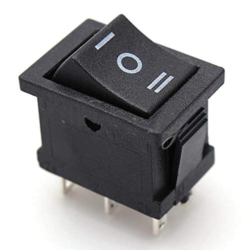 Commutateur AC DPDT 6 broches contre les pannes électriques interrupteur bascule 250V