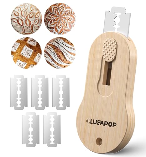 CLUEAPOP Extractable & Magnetic Bread Lame Dough Scoring Tool -