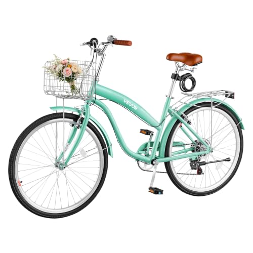 VEVOR Women Beach Cruiser Bike