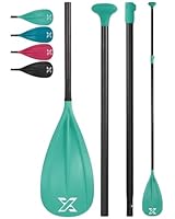 ZLX SUP Paddel Stand Up Paddle Zubehör, 3 oder 4 Abnehmbaren Teilen, Verstellbares Paddle für SUP mit Glasfaser Blade Perfekt für Surfen, Schwimmen und Wassersport Vergnügen