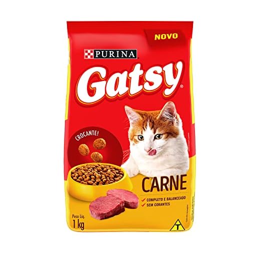 Purina Ração Gatos Adultos Gatsy Carne 1Kg