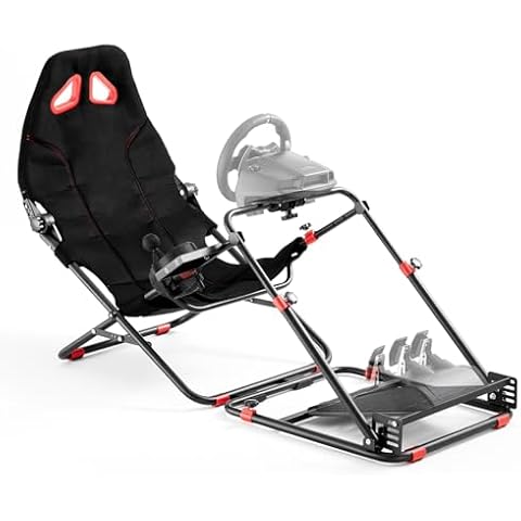 DIWANGUS Sim Racing Cockpit Split-Type Structure Racing Simulator Cockpit For Logitech G29 G920 G923 G27 G25 for Thrustmaster T248X T248 T300RS Xbox PS4 PS5 Foldable Adjustable Sim Cover