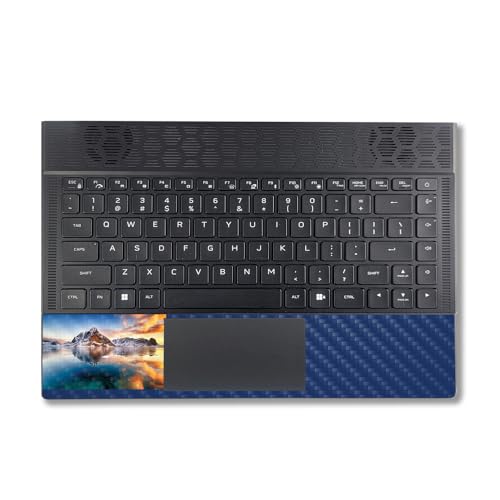 Image of MightySkins Carbon Fiber Skin Compatible with Alienware X14 R2 (2023) Full Wrap Kit - ICY Lake | Protective, Durable Textured Carbon Fiber Finish | Easy to Apply & Change Styles | Made in The USA