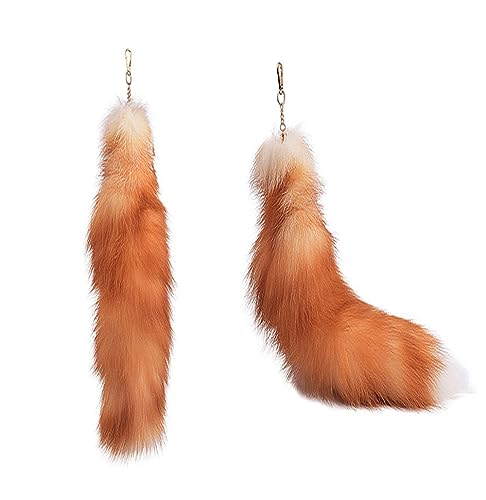 tintoke Fuchsschwanz,fox tail,Fuchsschwanz Anhänger etwa 40cm Fell Schwanz...