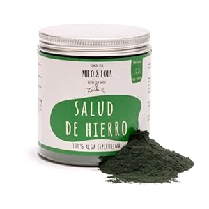 Milo y Lola Espirulina para Perros y Gatos 100% Natural – Suplemento Espirulina en Polvo Compatible con Probioticos, Impromune, Movoflex, Inflavet y Fortiflora Perros – Defensas y Antiinflamatorio