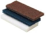  Shurhold Industries Coppia cuscinetti abrasivi BLU (Medium Abrasive Pads, Blue (Pair of))