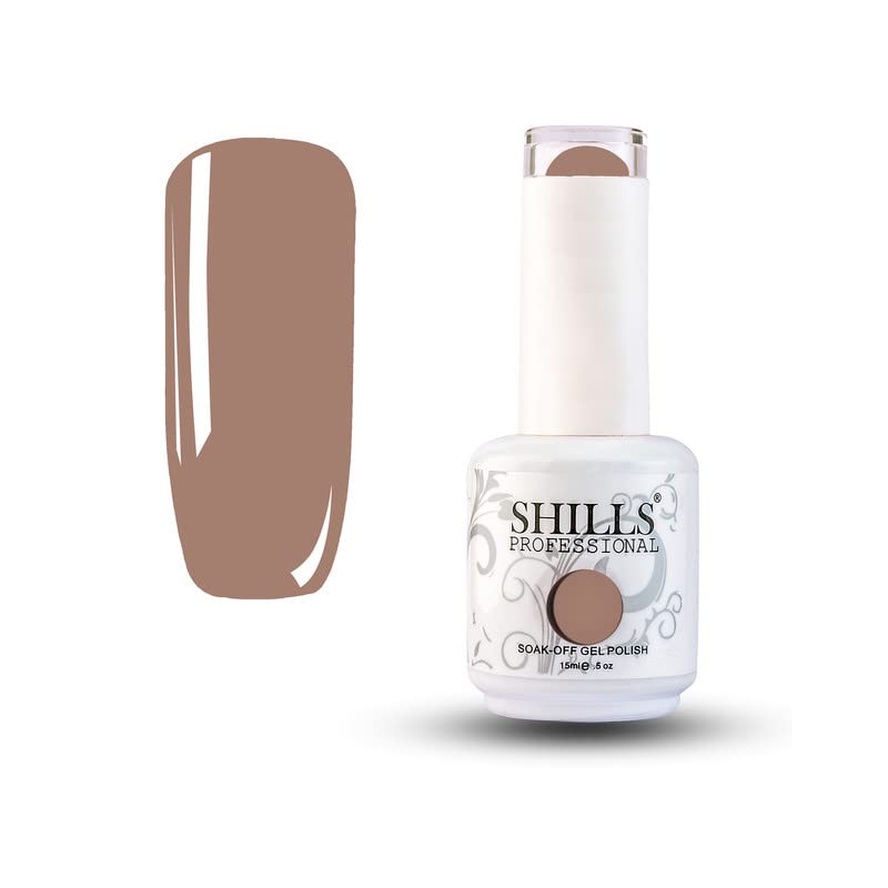 Image of Shills Professional Uv /Led Soak Off Gel Polish (Gel Nail Polish) Glossy Finish Nail Polish Color Shade 104, 15 Ml