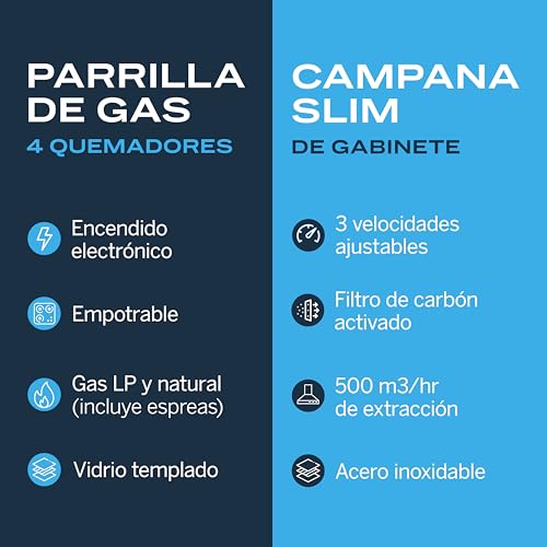 Listado de Parrilla y Campana , listamos los 10 mejores. 6 Imagen adicional