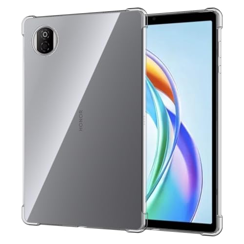 Clear Case for Honor Pad X7 8.7 Inch 2025 Airbag Drop Anti Yellowing Anti-Scratch Shockproof AUUYYA Slim Flexible Silicone TPU Protective Tablet Cover Case for Honor Pad X7 Transparent