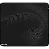 REJECT ゲーミングマウスパッド 黒 FENON 500×450×4mm 布 バランスタイプ 大型 アークエッジ ラバーベース ブラック XL SOFT Chrono Black