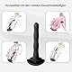 Dilator Harnröhre Silikon,Penis Plug Katheter Harnröhre,Sissy Harnröhren Dilatatoren Männer für Peniskäfig Keuschheitskäfig Chastity Cock Cage Zubehör,Mann Masturbation Sex Spielzeug (Schwarz)