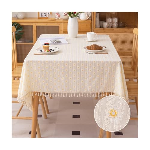 Couverture de table florale pastorale pour nappe rectangulaire - 2