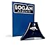 Logan A1 Shepherd Whistle with Collie Etch - Black