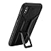 Topeak RideCase with Mount for iPhone X/XS – Black/Gray (TT9855BG) – Shockproof Dual-Density Case with Adjustable Quick Mount, Flip Stand & Wireless Charging Compatibility