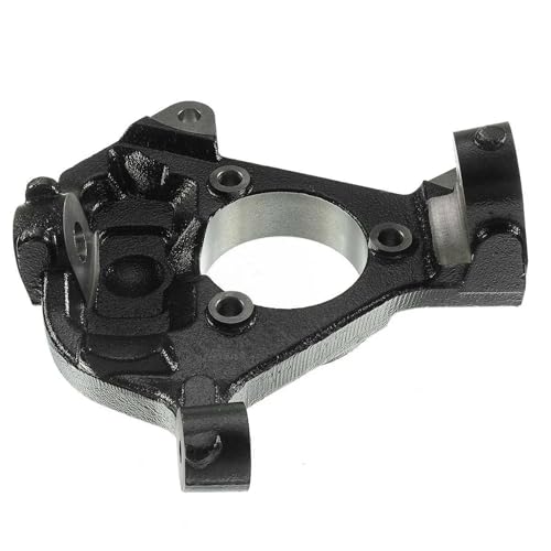 Image of Detroit Axle - Front Left Steering Knuckle for 1999-2006 Chevrolet Silverado 1500 GMC Sierra 1500, 2005-2007 Sierra Silverado 1500 HD, Yukon XL Suburban 1500 Tahoe Escalade EXT ESV Steering Knuckle