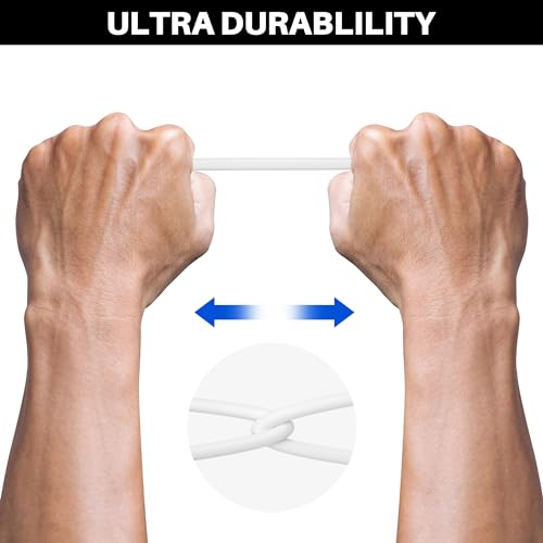 Image of Cat5e Ethernet Cable 150 FT, Long Cat 5e Internet Cable, White Snagless Patch Cord, Flexible, Network, LAN, PoE, Standard RJ45 Connector for PC, Server, Router, Modem, TV, PS5 - with 15 Cable Ties