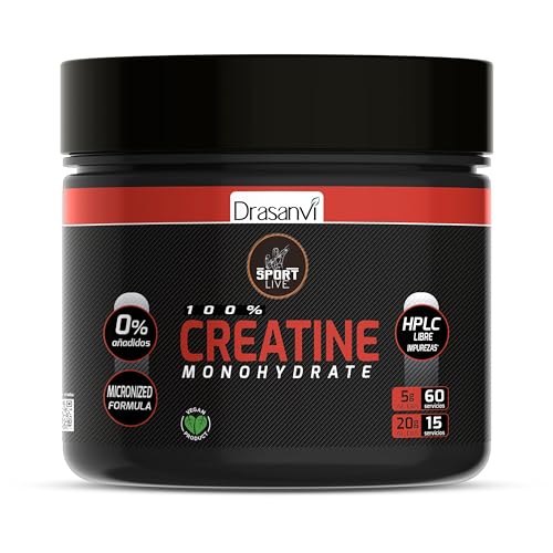 CREATINA MONOHIDRATO 80MESH 300G SPORT LIVE DRASANVI
