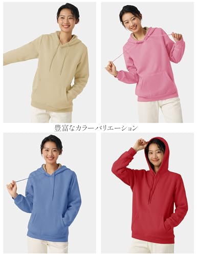 KEFITEVD 裏起毛パーカー レディース ネイビー M