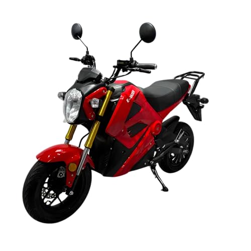 E-VADER 2000W Electric Motorcycle | Brushless | 72V | E-MOTO (Red)