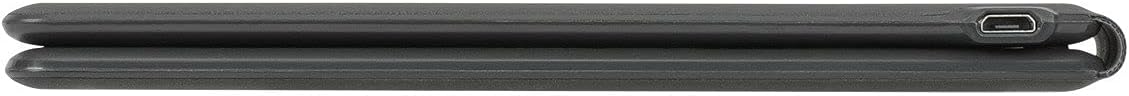 Targus Ergonomic Foldable Bluetooth Antimicrobial Keyboard, Black (AKF003US)