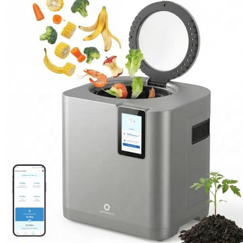 Airthereal Revive R800 5L Smart WiFi Electric Kitchen Composter, Grey