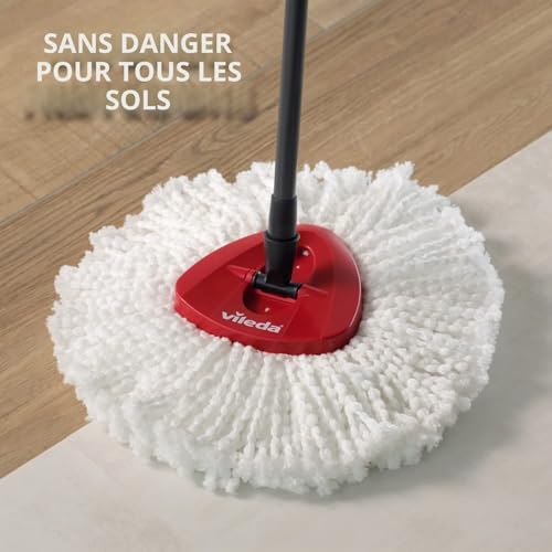 Tête de balai à serpillère Vileda double pack microfibre à haute capacité d'absorption - 6