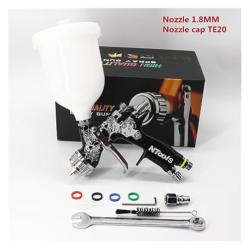 Pistolet à air TE20 à base d'eau avec buse interchangeable 1.8mm - 4