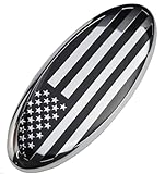 for Ford Embossed 3D American Flag Emblem Oval Decal USA US Badge for Ford Pickup Front Hood Grille 04-14 F150 11-14 Edge 11-16 Explorer 06-11 Ranger 07-14 Expedition