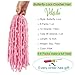 8 Packs Pink Butterfly Locs Crochet Hair 12 Inch Hot Pink Pre looped Short Butterfly Faux Locs Crochet Braids, Pink Hair Extensions (12Inch, Hot Pink)