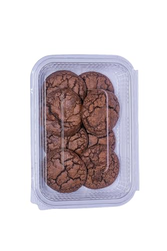 Image of MOM'S BAKERY Crunchy Sweet Brownie Cookies 200gm - Soft & Moist Texture, Homemade Chewy & Freshly Baked Snack Treats- Ideal for Gifting | T45 Flour, Butter, Sugar, Vanilla Essence | Eggless, No Maida, No Palm Oil, No Preservatives | Healthy & High Fiber for Cravings for Tea Time