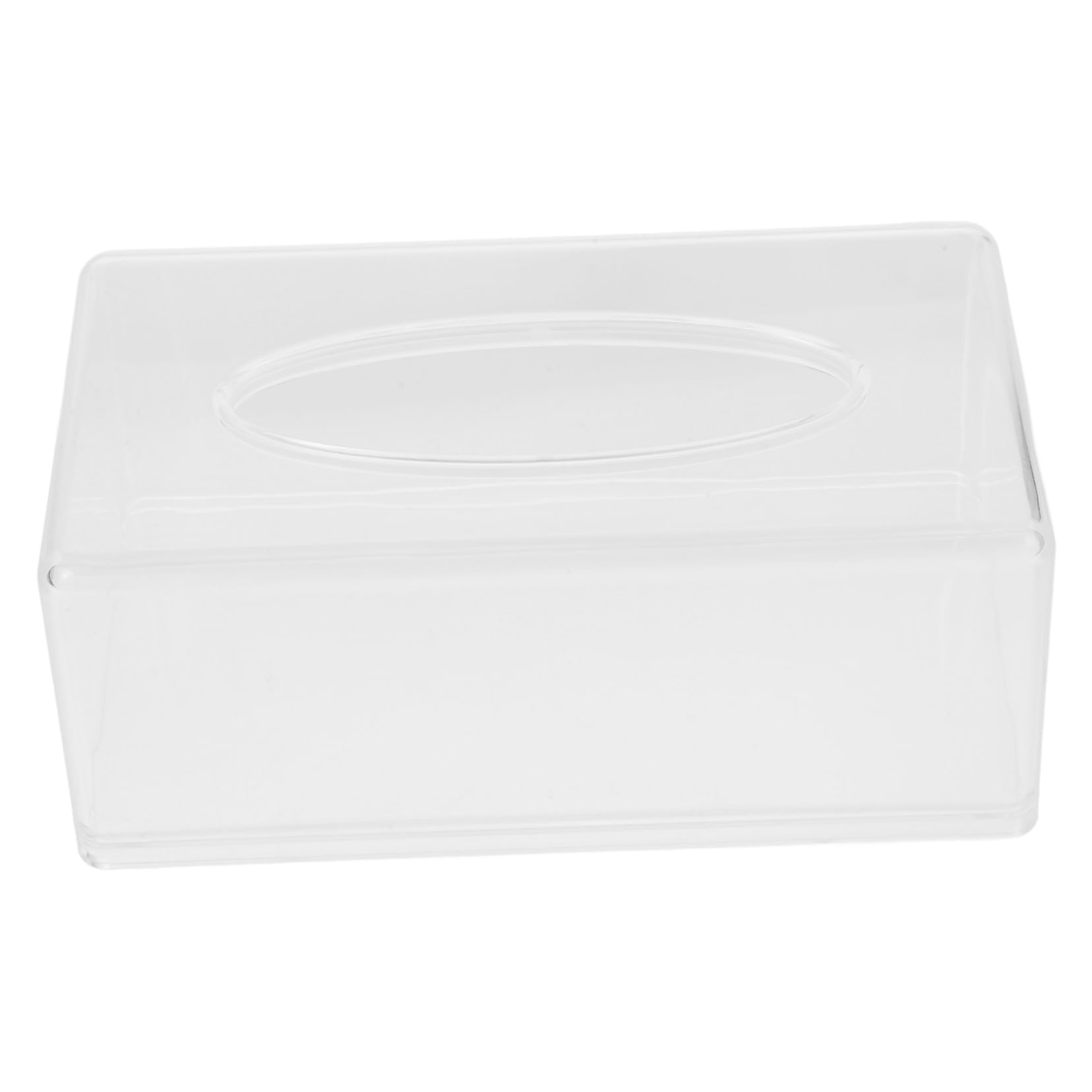 Papiertuchbox aus Acryl Serviettenhalter fürs Badezimmer Taschentuchboxen mit Einfacher Öffnung für Taschentücher und Feuchttücher