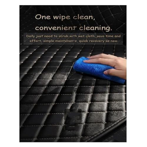 Tapis de coffre pour Nissan X-Trail 5 places doublure de protection noire