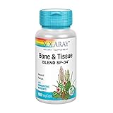 SOLARAY Bone and Tissue Blend SP-34 | Herbal Blend w/Cell Salt Nutrients for Healthy Bones & Connective Tissues Support | 50 Servings | 100 VegCaps