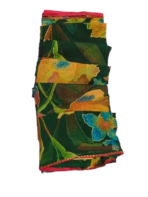Women Georgette Saree with Blouse Piece, Soft Fabric Saree for Casual Wear*G-Georgette Saree-P8*-image-35