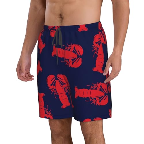 Boardshorts Red Lobster Men's Quick Dry Swim Trunks Beach Shorts3