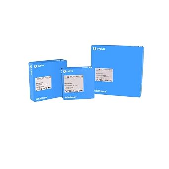 1454-125 Cellulose Filter Paper, Circles, Hardened Low, Ash Grade 54, 125 mm Diameter Pack of 100