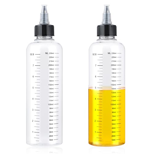 Giantree Botella Exprimible, 2 Unidades 250 Ml De Viaje Para Aceite De Oliva, Líquidos, Dosificadora Transparente Para Ketchup, Mostaza, Especias Y Hornear Giantree Botella Exprimible, 2 Unidades 250 Ml De Viaje Para Aceite De Oliva, Líquidos, Dosificadora Transparente Para Ketchup, Mostaza, Especias Y Hornear