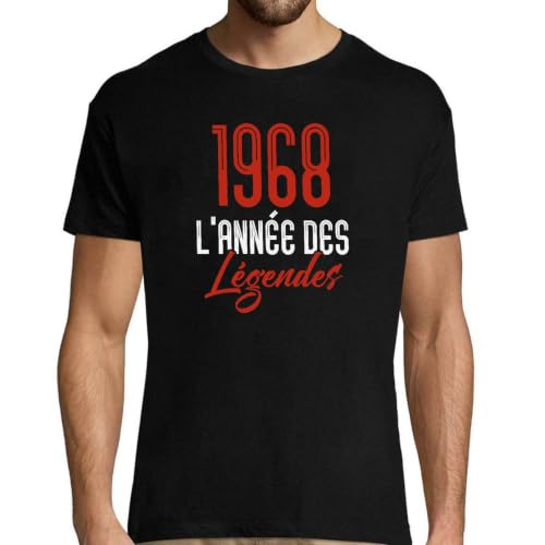 Cadeau Fête Homme 1968 : t-shirt humour pour l'anniversaire de papa