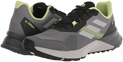 adidas Men's Terrex Soulstride Trail Running Shoes, Grey/Grey/Pulse Lime, 14 | Image 6