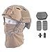 HYOUT Fast Base Jump Helmet PJ Style Airsoft Helmets U.S Tactical Helmet for Paintball Outdoor Sports Hunting Shooting