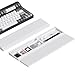 BaotyJie Ergonomic Keyboard Wrist Support with Memory Foam Comfort, White