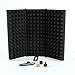 Weymic Microphone Isolation Shield, Foldable Mic Shield with Triple Sound Insulation, Reflection Filter with 3/8