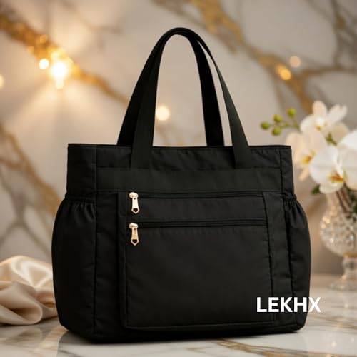 Image of LX LEKHX Women's Tote Bags - Stylish Handbags for Office, College & Party Use | Spacious & Trendy Shoulder Bag for Work, Casual & Evening | Durable, Lightweight & Fashionable Tote for Women