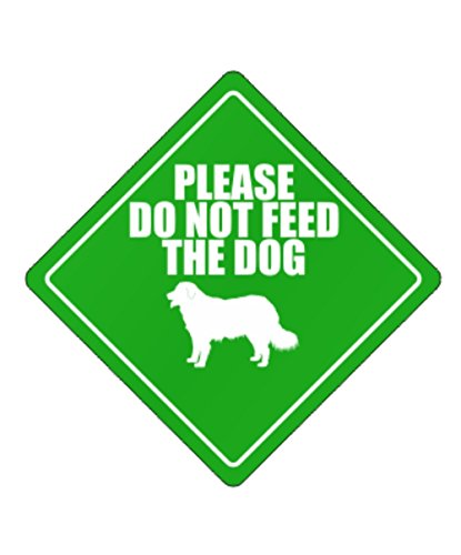 Idakoos - Do not feed the dog Kuvasz - Dogs - Crossing Sign Idakoos - Do not feed the dog Kuvasz - Dogs - Crossing Sign