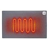 の[Conveniente para limpiar]: Limpiar con un paño húmedo puede hacer el trabajo, esta alfombrilla grande para computadora es a prueba de aceite e impermeable, fácil de limpiar. Resistente a los arañazos y al envejecimiento, protege su mesa de vidrio/madera de arañazos y manchas.